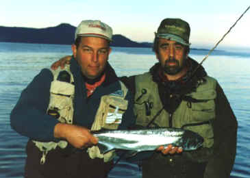 Equipo Pesca Truchas Reel + Cucharas Mosca + Caña 2 Tramos Ideal Pesca Sur  Truchas Spinning Tarariras